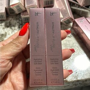 IT Cosmeics Lip Gloss Soft Stain- Soft Je ne sais quoi. Lot of 2 NEW